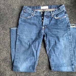 Paper denim & cloth jeans. Bootcut. Size 30.